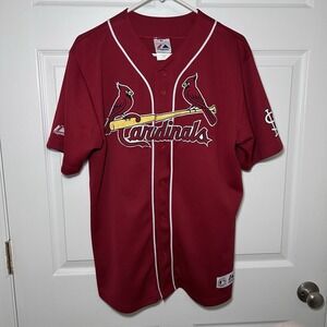 Albert Pujols #5 St. Louis Cardinals Jersey Majestic MLB Youth XL 18/20 Red